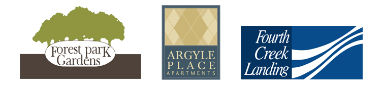 Forest Park Gardens, Argyle Place Apartments, Fourth Creek Landing